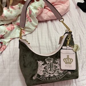 Juicy couture classic Scotty dogs HOBO bag color chocolate